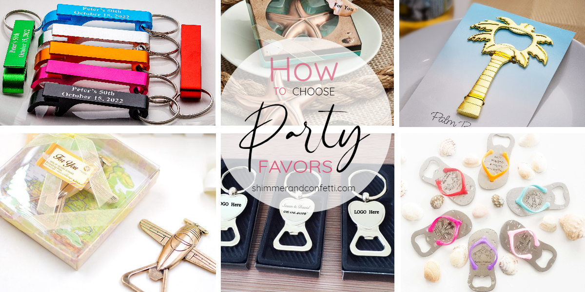 How to choose party favors