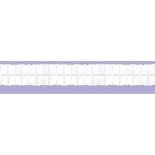 12' White Leaf Garland.