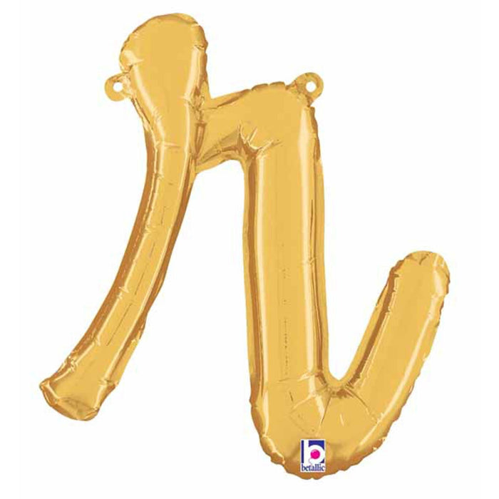 "14" Gold Script Letter R"