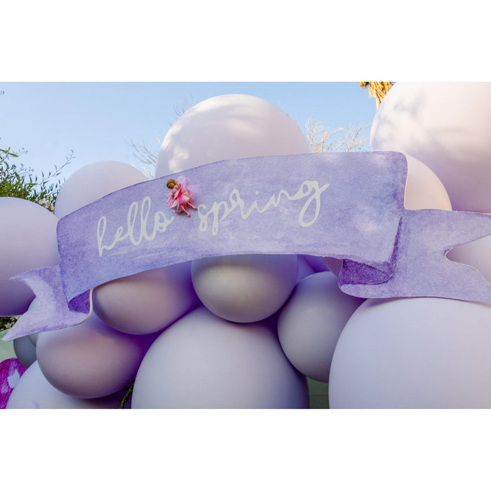 16ft Candy Lavender Balloon Arch and Garland Kit with Custom Colors