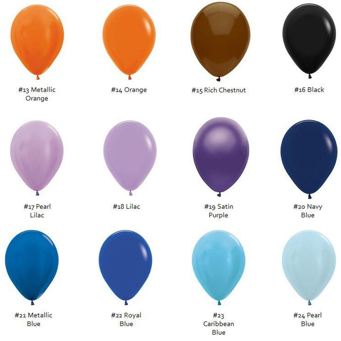 18” Latex Balloons - Mix n Match