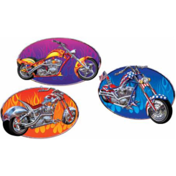 20" Chopper Cutouts Set Of 3.