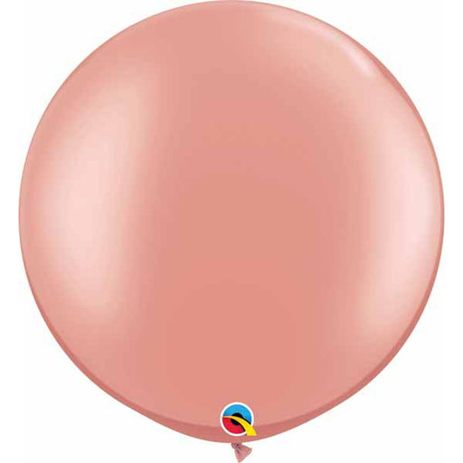 Qualatex 30" Rose Gold Chiffon Latex Balloons (2/Pk)