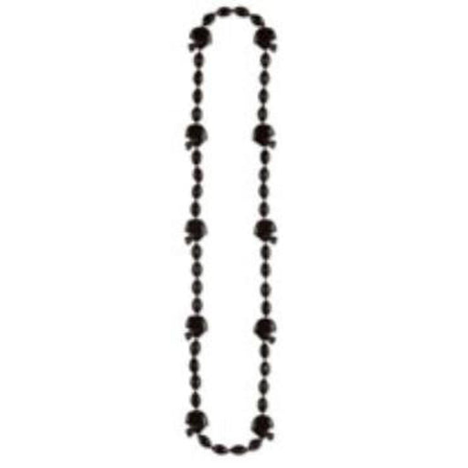 36" Black Football Beads - 1/Card