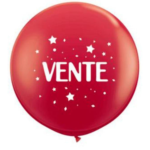 36" Red Latex Balloon (1/Bag) - Vente