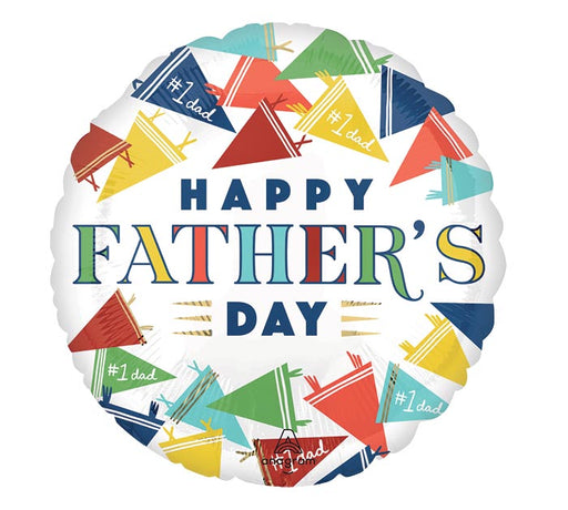 Happy Father's Day Varsity Dad 18" Balloon