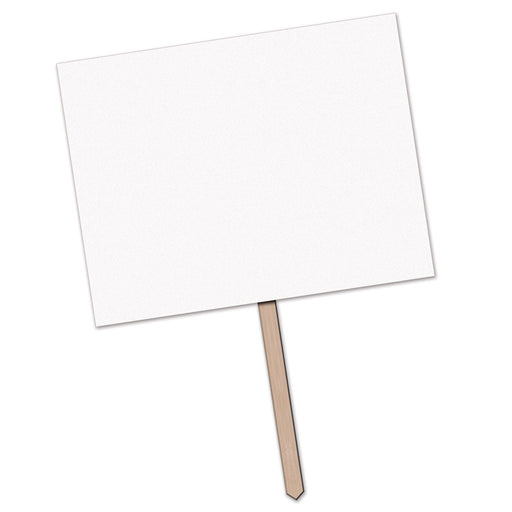 Blank Yard Sign: Versatile Party Decoration
