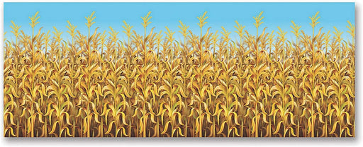 4'X30' Autumnal Cornstalks Backdrop