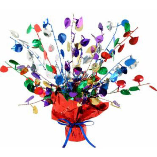 Balloon Centerpiece With Metallic Burst.