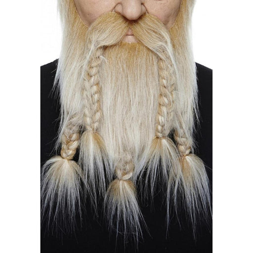 Braided Beard - Blonde/White