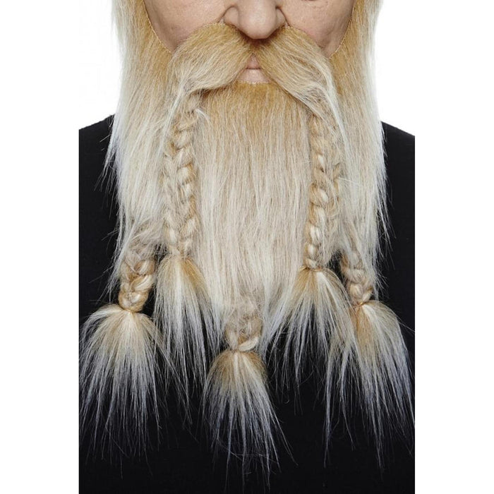 Braided Beard - Blonde/White