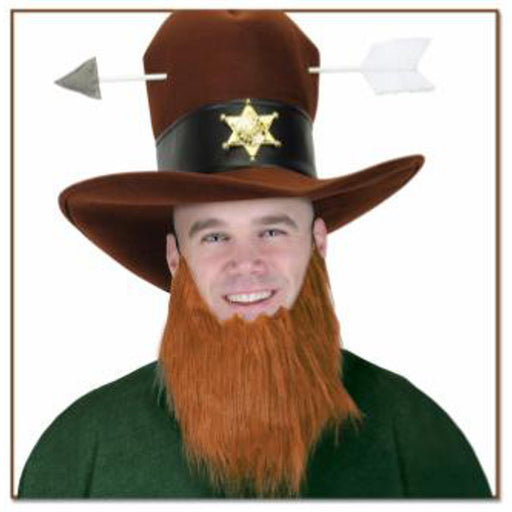 "Brown Beard With Elastic"