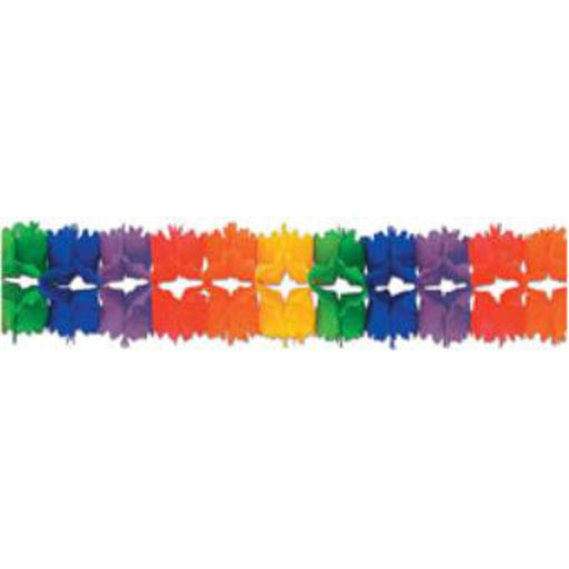 Colorful 14.5' Rainbow Pageant Garland