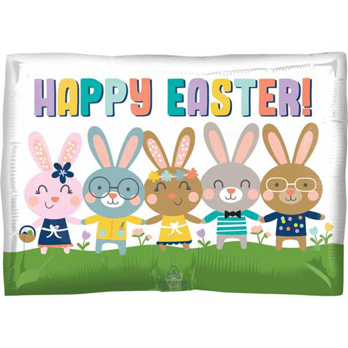 Easter Bunny Balloons - 50 Pack (18 Inches)