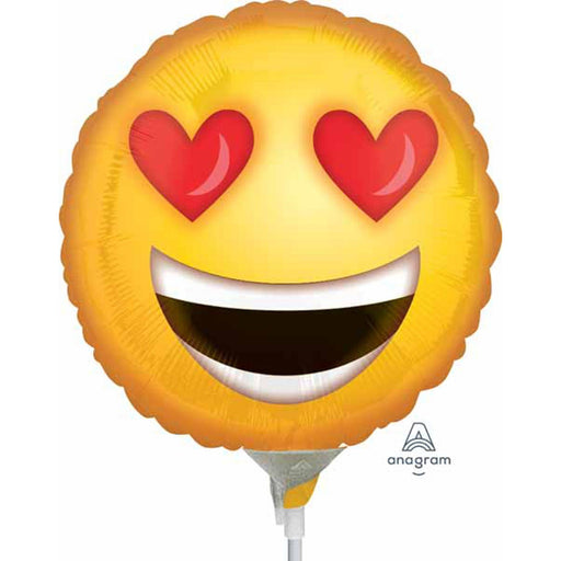 Emoji Love & Kisses Mylar Balloon