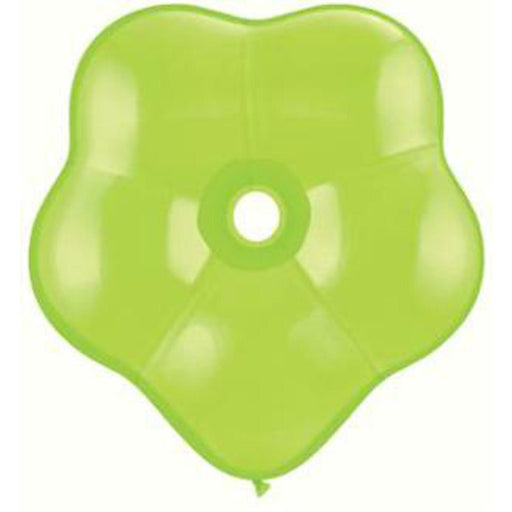Geo Blossom Lime Green Balloons - 16", Pack Of 25