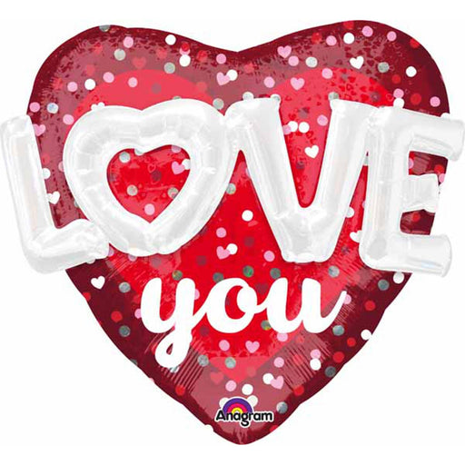 "Hearts & Dots Balloon Package - 36" Multi P75"