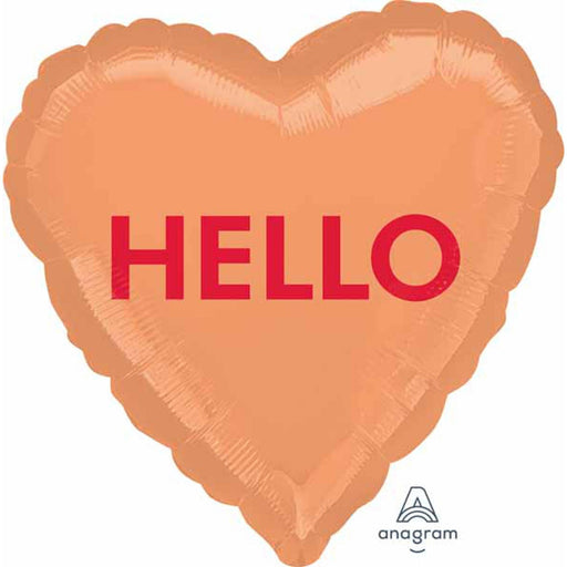 "Hello Candy Heart Valentine'S Day Balloon Set"