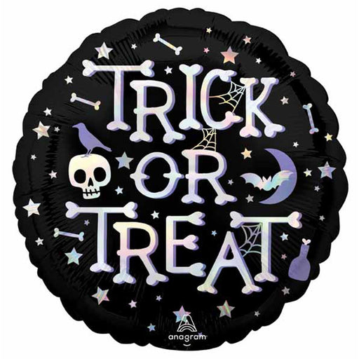 Halloween Trick or Treat Iridescent Foil Balloon - 18"