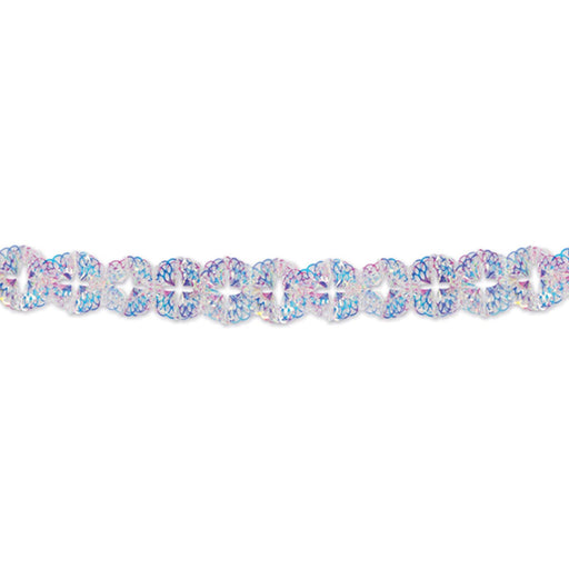 "Iridescent Garland - Shimmering Party Decoration (1/Pkg)"