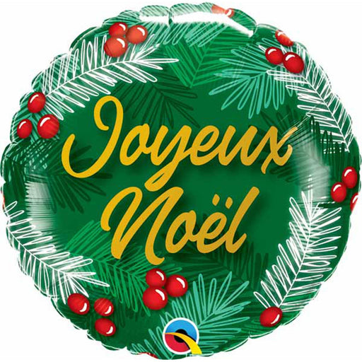 Joyeux Noel 18" Round Package.