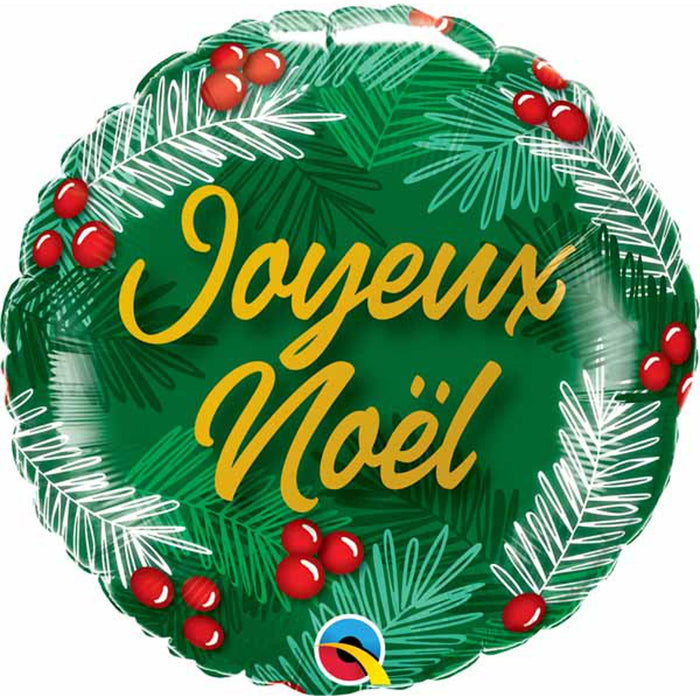 Joyeux Noel 18" Round Package.