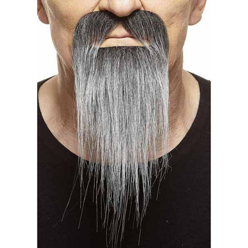 Moustache & Beard - Black/Grey