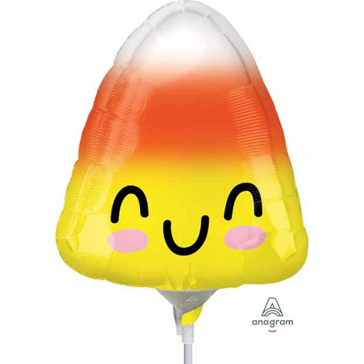 Ombre Candy Corn Mini Shape Foil Balloon - Halloween Decoration