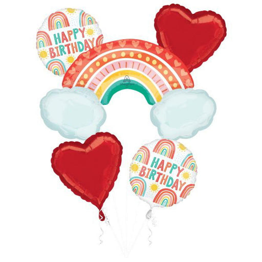 Retro Rainbow Flower Bouquet - P75 Package