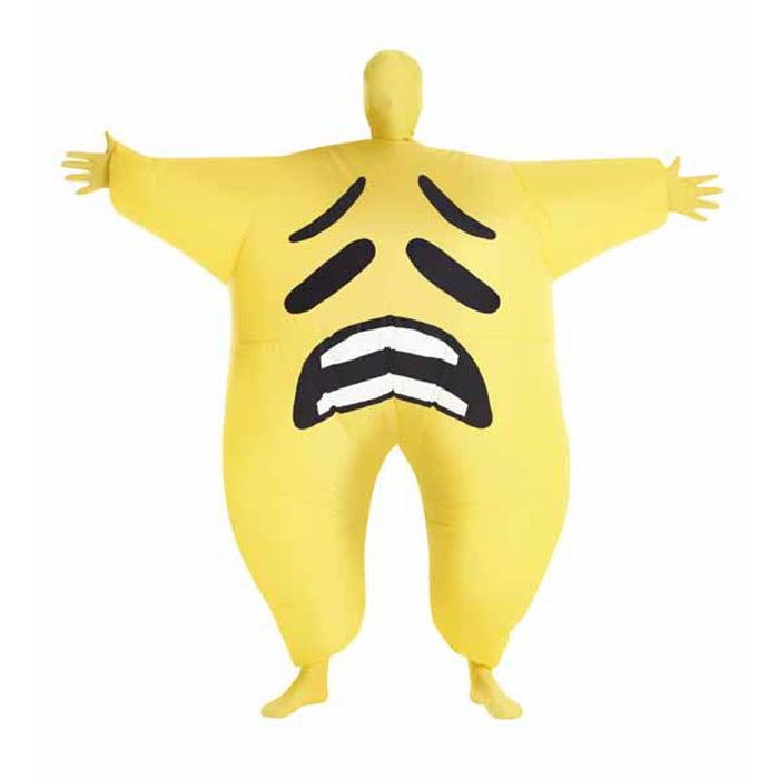 Sad Emoji Inflatable Costume.