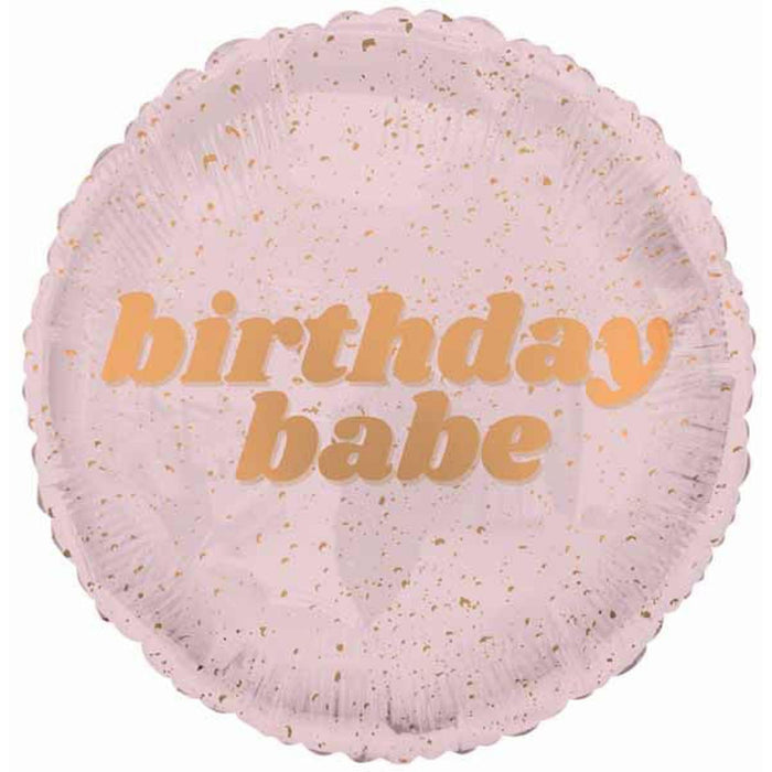 Shiny 24K Bday Babe Foil Balloon - 18 Inch By Tuftex