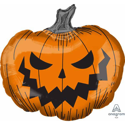 Halloween Pumpkin Foil Balloon - 29"