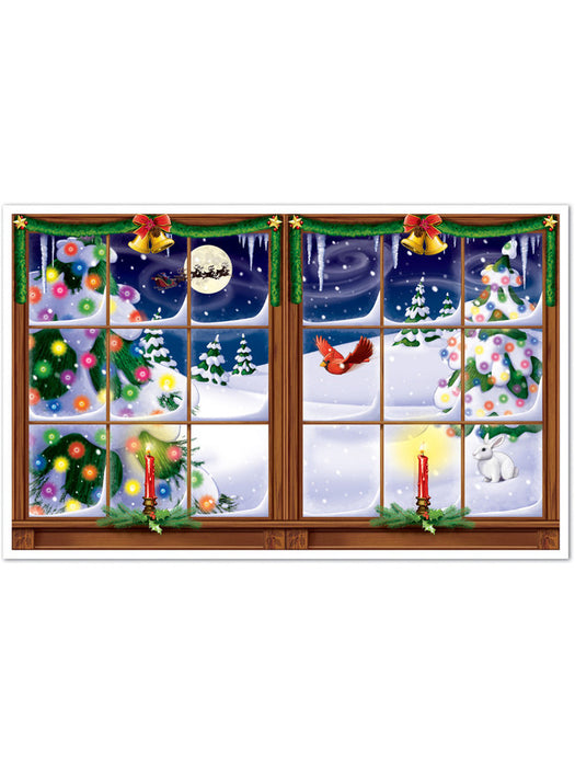 Snowy Christmas Insta-View Wall Decal (1/Pk)