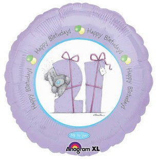 Me To You 21st Birthday Foil Mylar 18" Balloon (5/Pk)