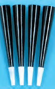 Make Some Noise with 144 Black Foil Horns - 9" Length Bulk Pack (144/Pk)