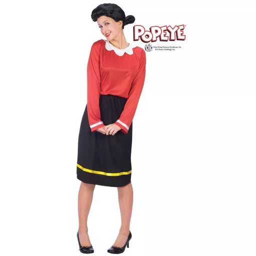 Olive Oyl Popeye Costume - Ladies M/L (Size 10/14) (1/Pk)