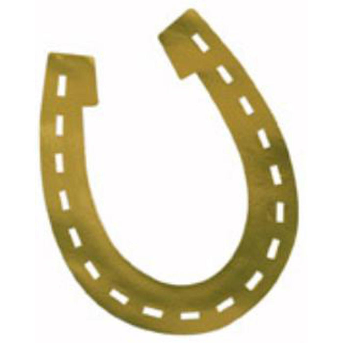 17" Gold Foil Horseshoe Decoration