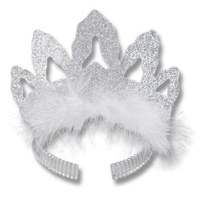 "Silver Coronet Tiara - Pack Of 10"