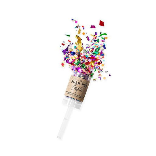 Push-Pop Confetti Popper - Shimmer & Confetti
