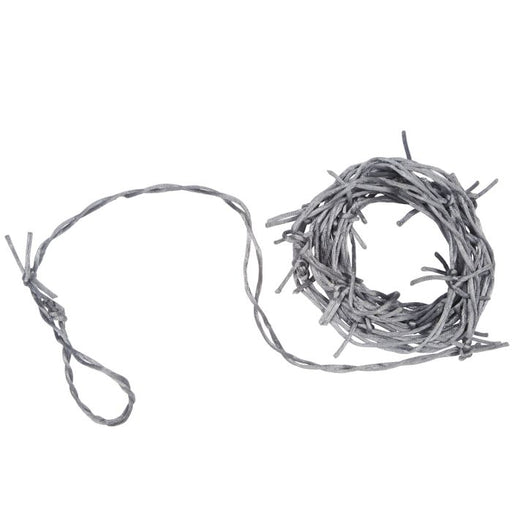 12ft Silver Barbed Wire Garland
