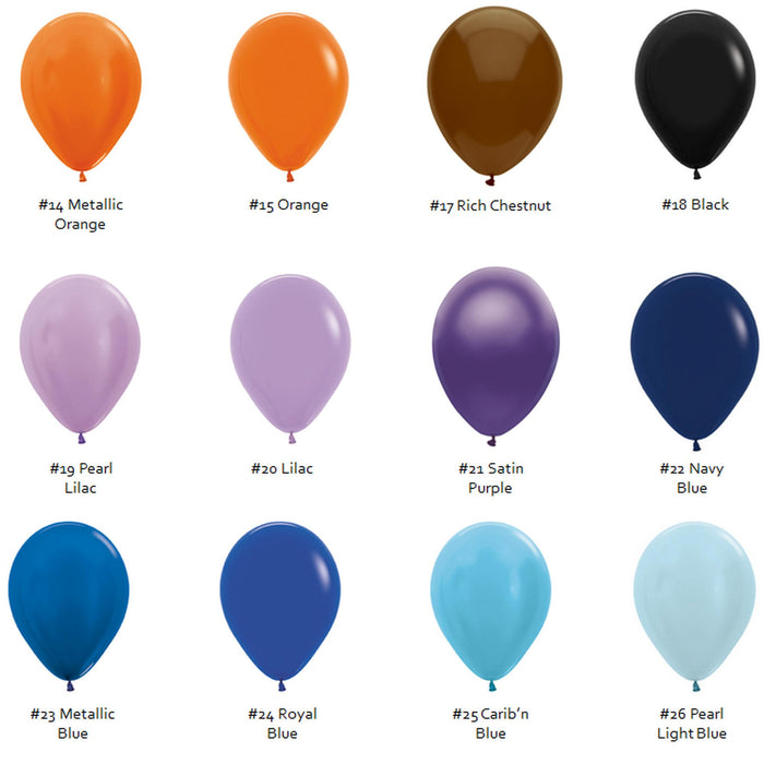11" Latex Balloons - Mix n Match