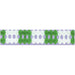 "12Ft Arcade Garland In Green & White"