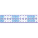 "12' Arcade Garland In Light Blue And White (1 Pack)"