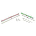 "12" White Micro Sticks - Bundle Of 100"