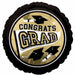 18-Inch Round "CONGRATS GRAD" Foil Balloon