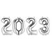 "2023" Silver Number Bunch Package - 34" P95