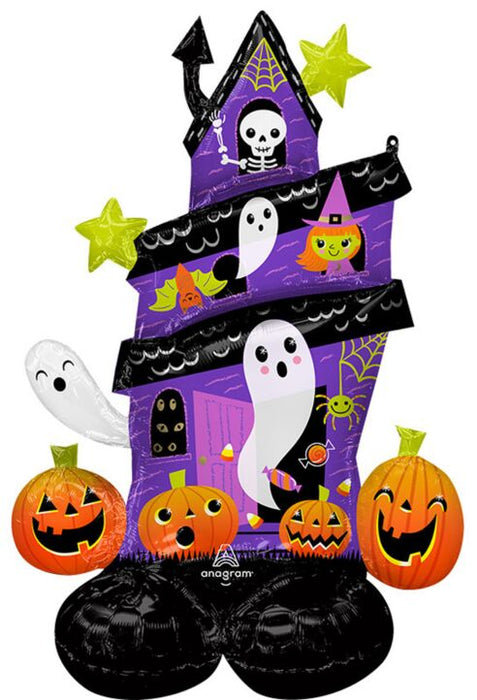 50" Halloween Haunted House AirLoonz Balloon Kit