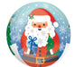 Snowy Xmas Santa Balloon (3/Pk)