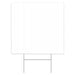 Blank Plastic Yard Sign