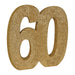 "60" 3-D Glittered Centerpiece - Gold